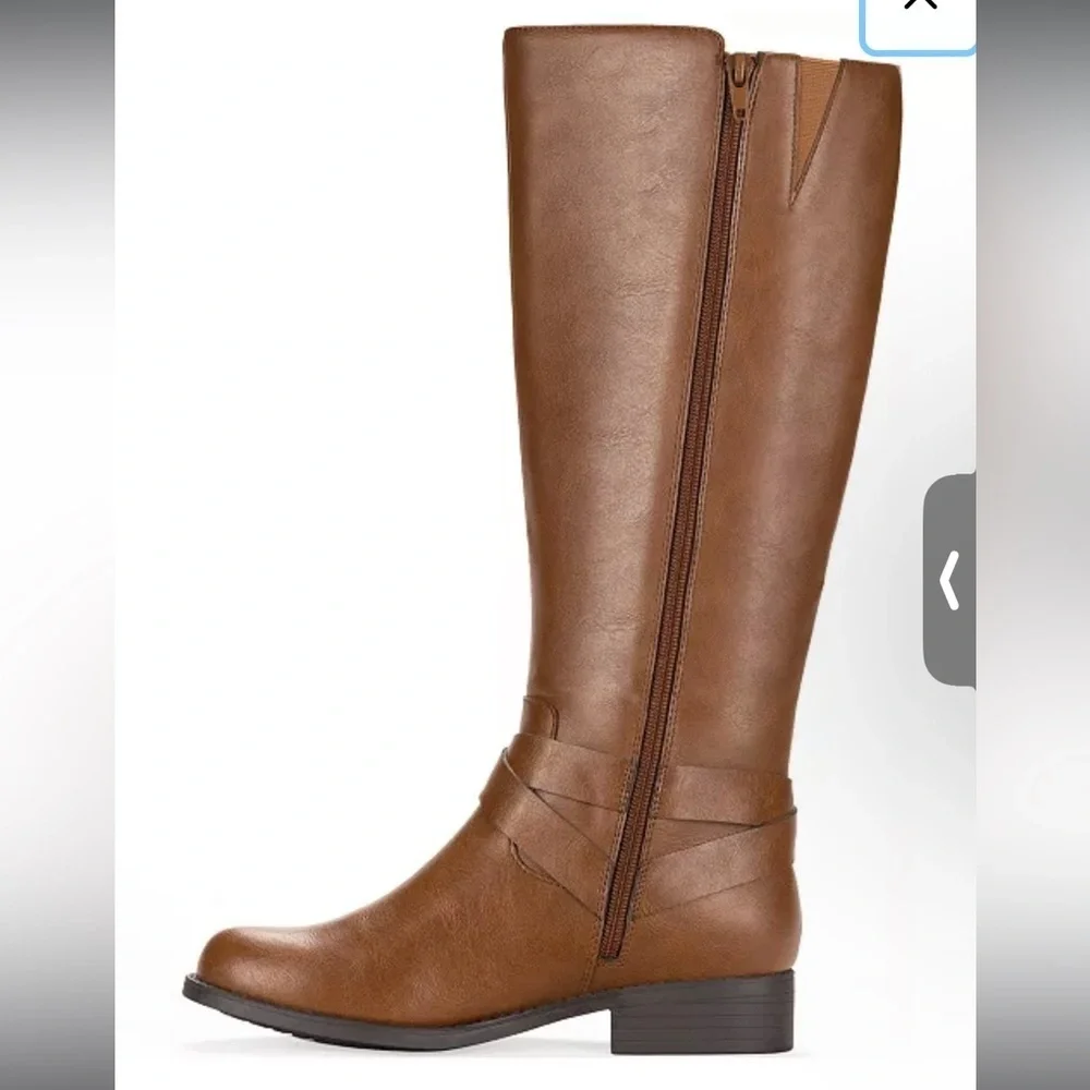 NEW Style &Co Madixe Chestnut Riding Boots - Brown US 10M